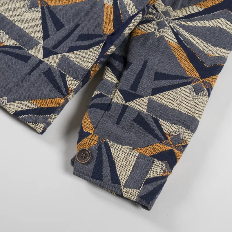 Anerkjendt Akoscar Pattern Overshirt Wood Thrush-10