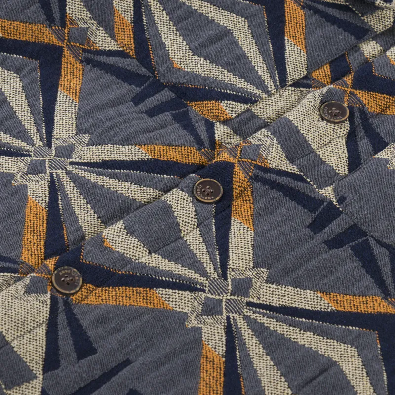 Anerkjendt Akoscar Pattern Overshirt Wood Thrush-8