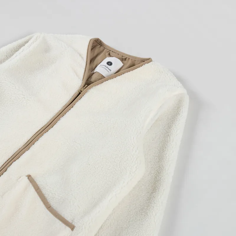 Anerkjendt Womens Akanders Pile Cardigan Tofu-7