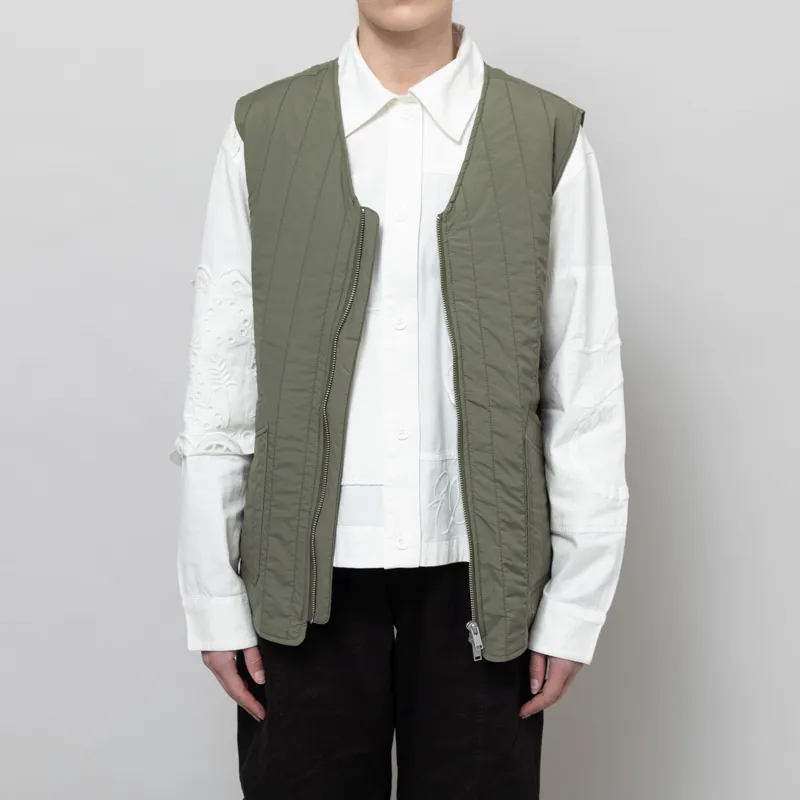 Anerkjendt Womens Akrasmus New Pocket Gilet Deep Lichen Green