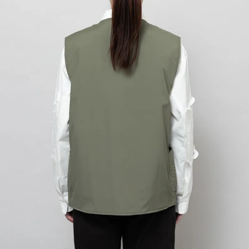 Anerkjendt Womens Akrasmus New Pocket Gilet Deep Lichen Green-3