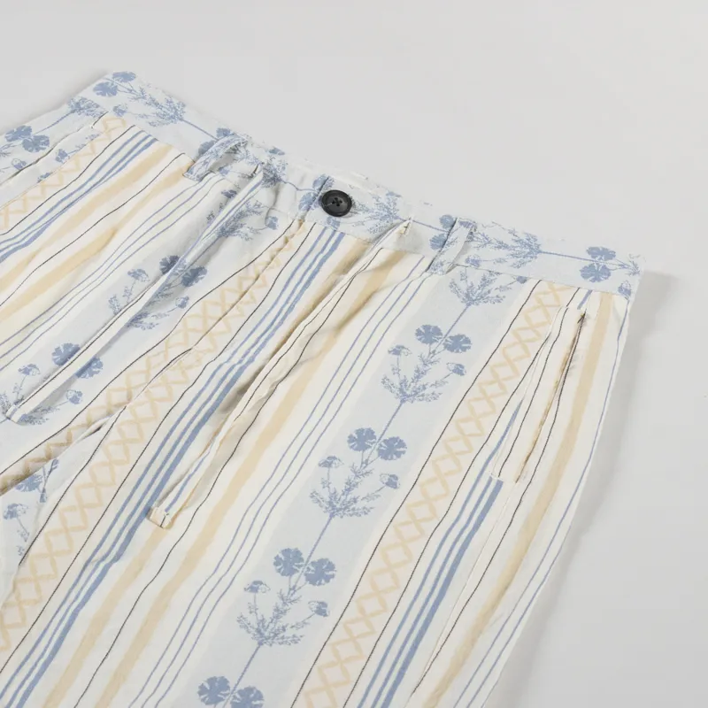 Anerkjendt Akjan Flower Stripe Shorts Tofu-2