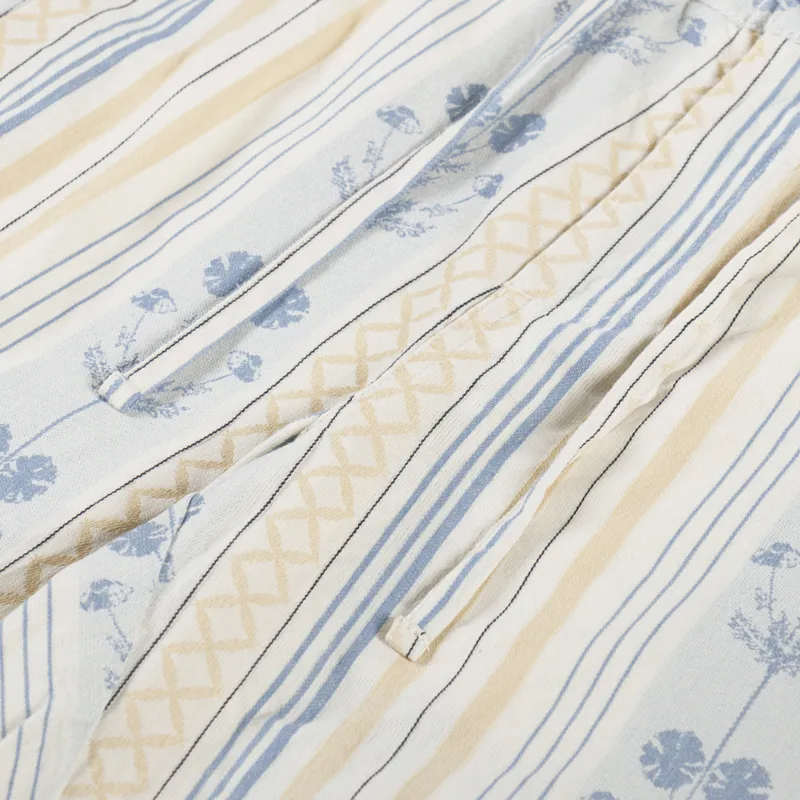 Anerkjendt Akjan Flower Stripe Shorts Tofu-6