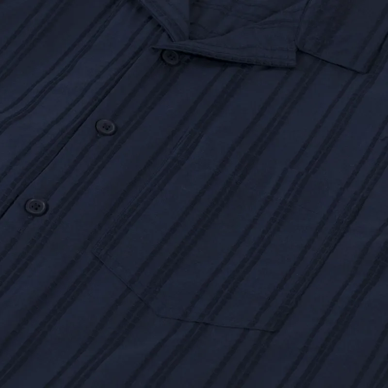 Anerkjendt Akleon Embroidered Shirt Sky Captain-4