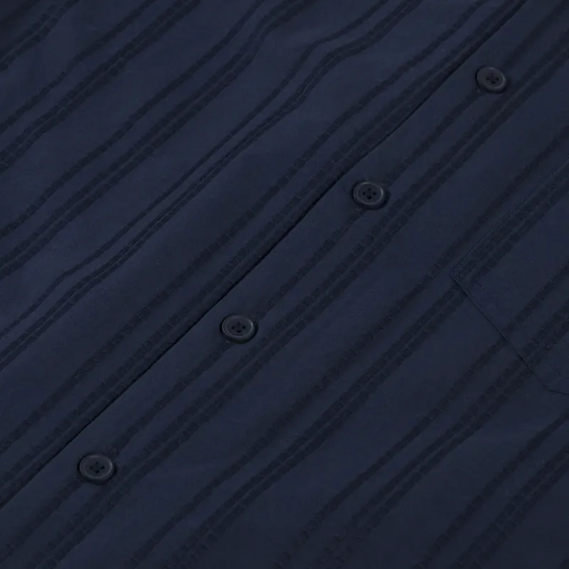 Anerkjendt Akleon Embroidered Shirt Sky Captain-5