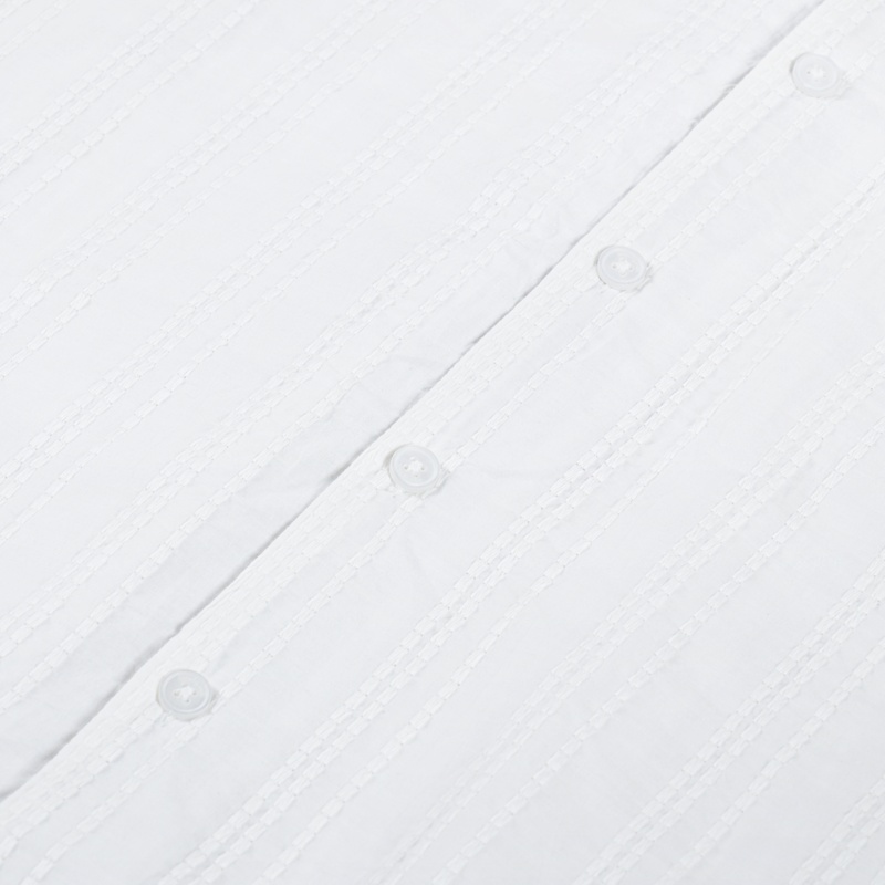 Anerkjendt Akleon Embroidered Shirt Tofu-5