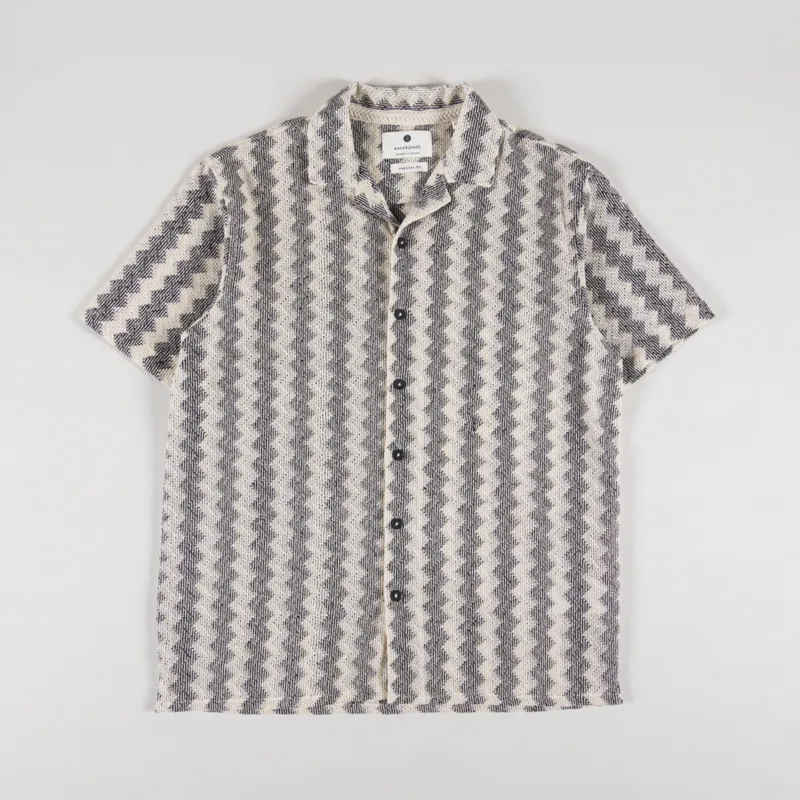Anerkjendt Akleon Jacquard Shirt Caviar