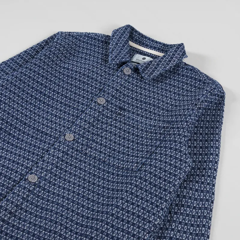 Anerkjendt Akoscar Indigo Overshirt Sky Captain-2