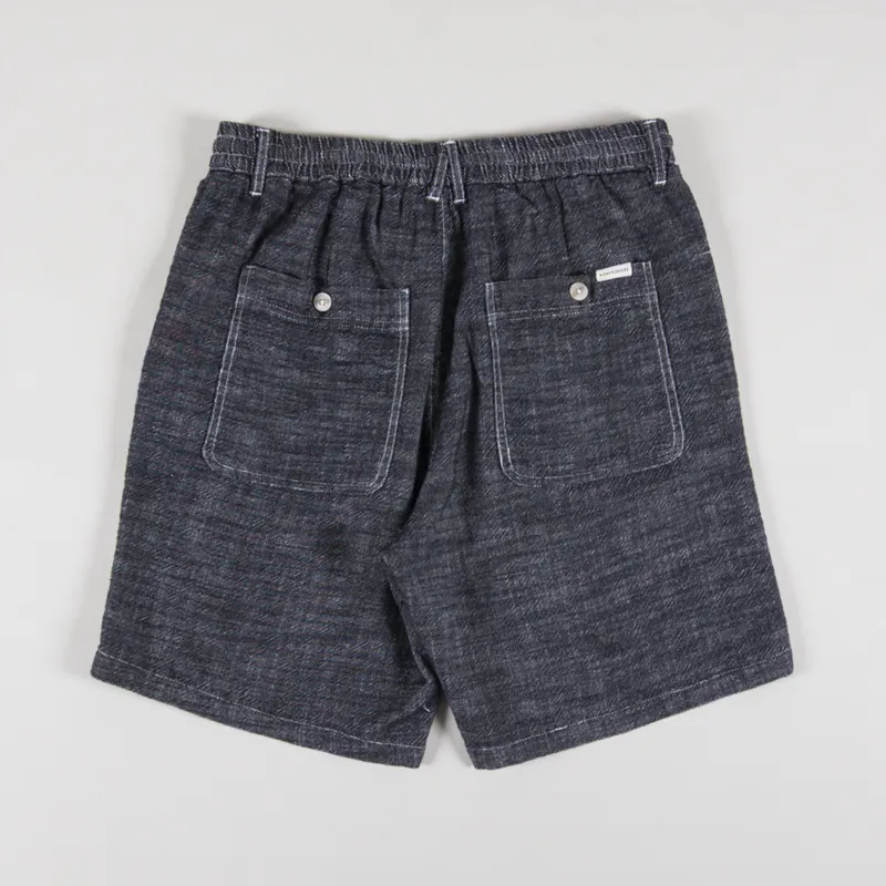 Anerkjendt Akjan Twill Contrast Shorts Caviar-1