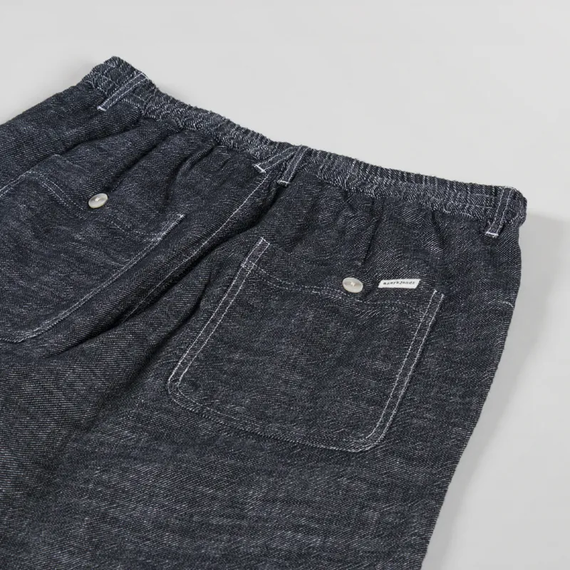 Anerkjendt Akjan Twill Contrast Shorts Caviar-3