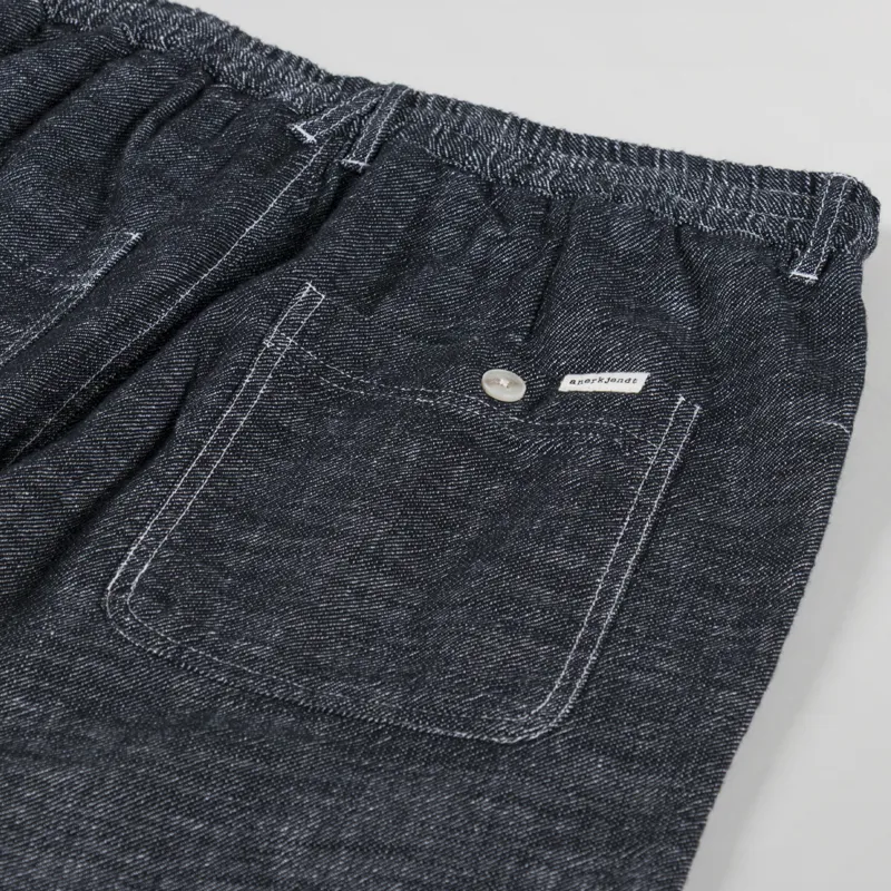 Anerkjendt Akjan Twill Contrast Shorts Caviar-6