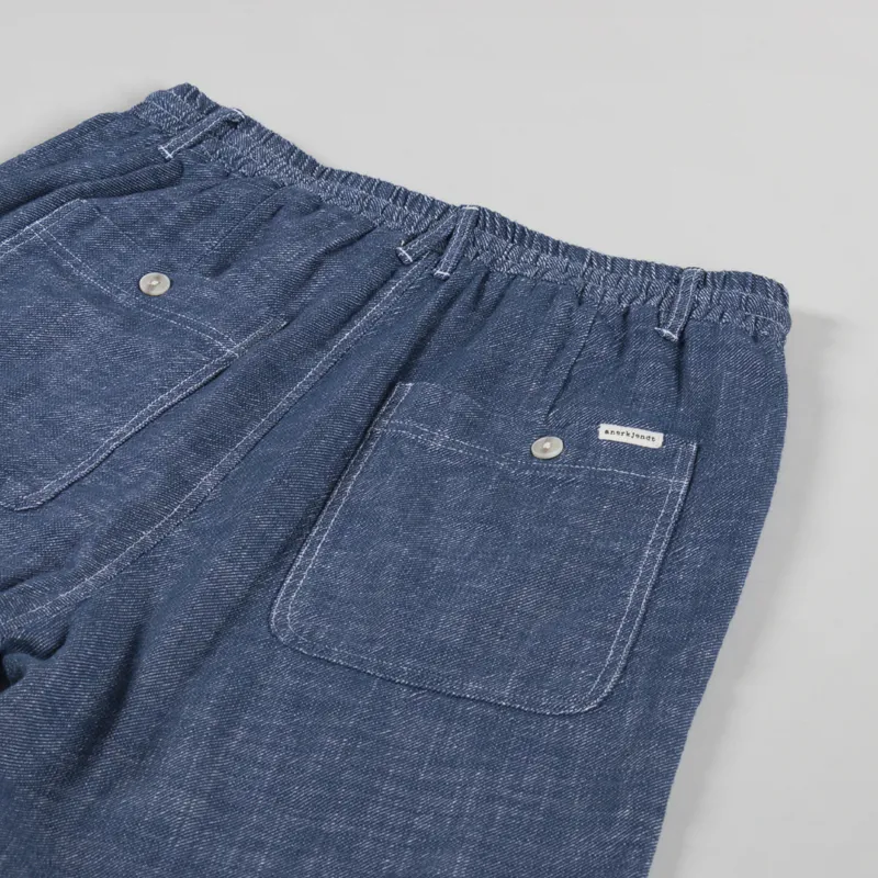 Anerkjendt Akjan Twill Contrast Shorts Sky Captain-3