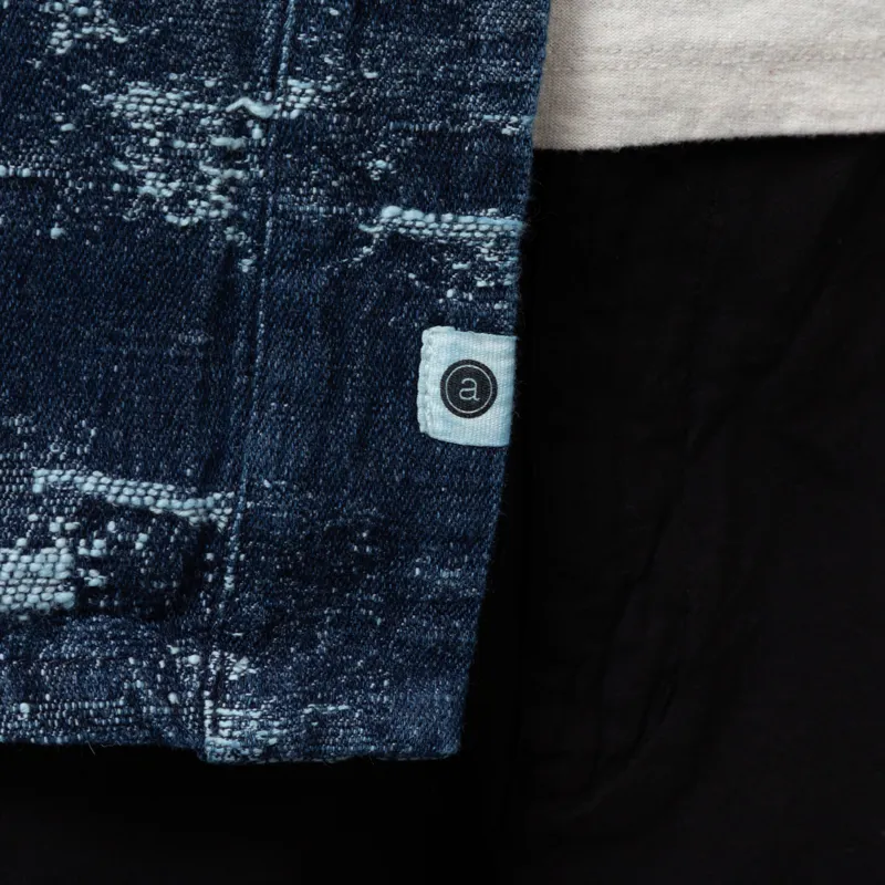 Anerkjendt Womens Akjesper Denim Jacq Short Sleeve Kimono Sky Captain-8