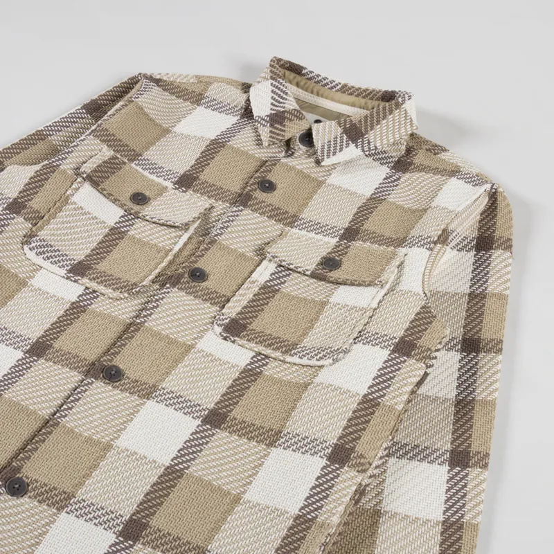 Anerkjendt Akoscar Heavy Twill Check Overshirt Incense-2