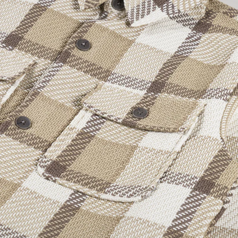 Anerkjendt Akoscar Heavy Twill Check Overshirt Incense-5
