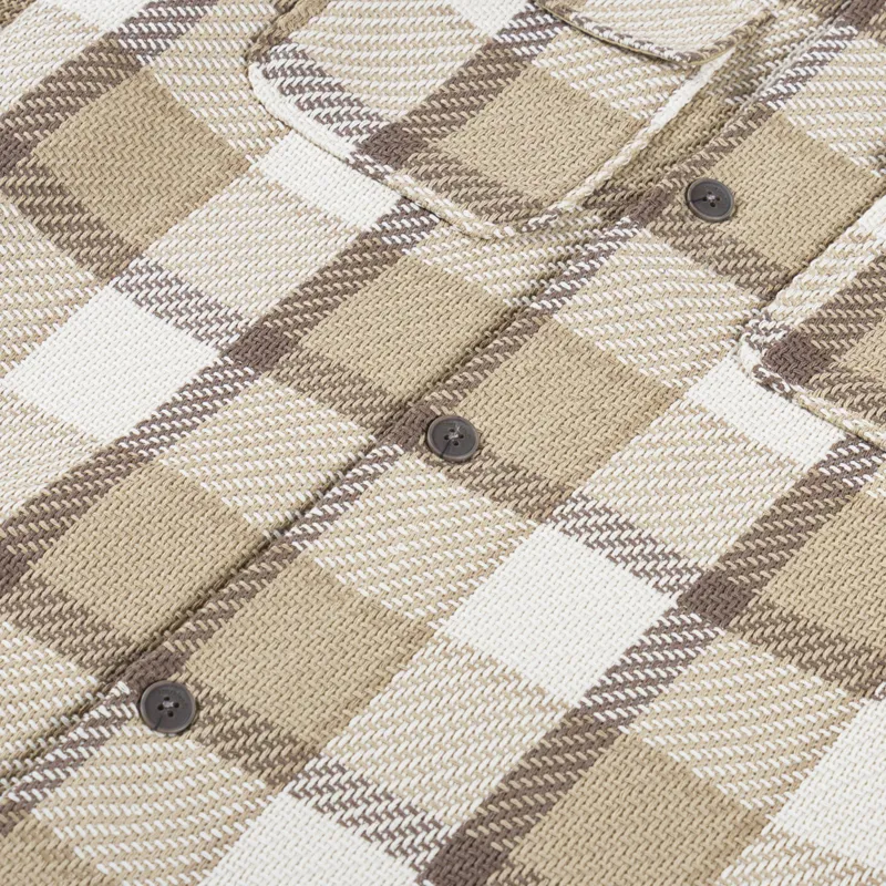 Anerkjendt Akoscar Heavy Twill Check Overshirt Incense-6