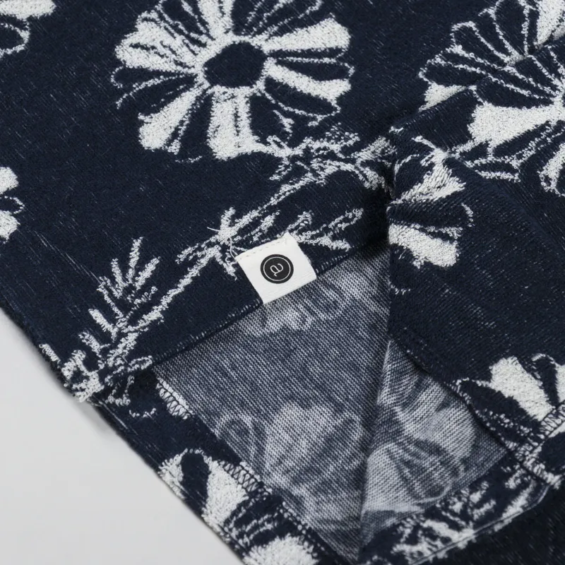 Anerkjendt Akleo Frotte AOP Shirt Sky Captain-8