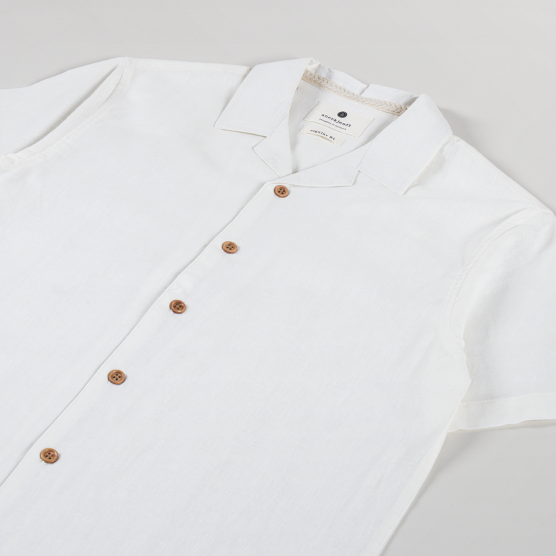 Anerkjendt Akleo Cotton Linen Shirt Tofu-1