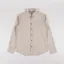 Anerkjendt Akleif Long Sleeve Cotton Linen Shirt Feather Gray