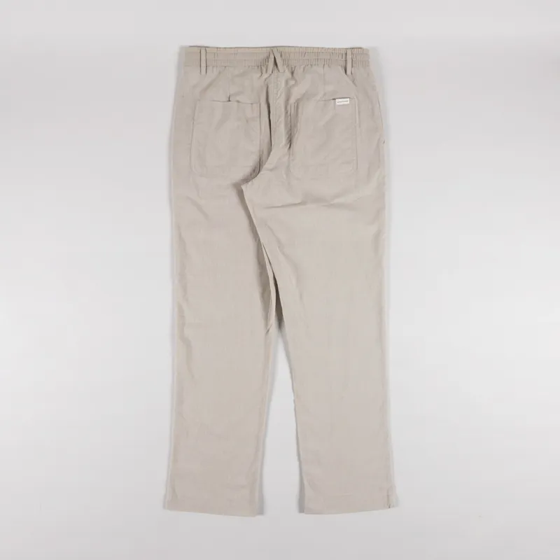Anerkjendt Akjan Cotton Linen ELA Pants Feather Grey-1