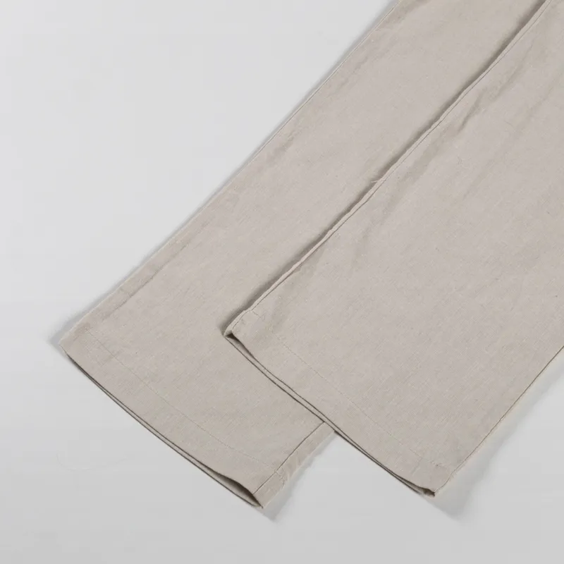 Anerkjendt Akjan Cotton Linen ELA Pants Feather Grey-5