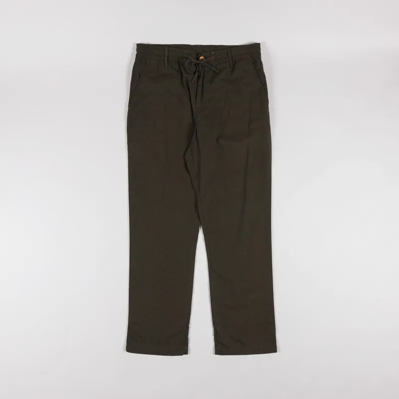 Anerkjendt Akjan Cotton Linen ELA Pants Forest Night