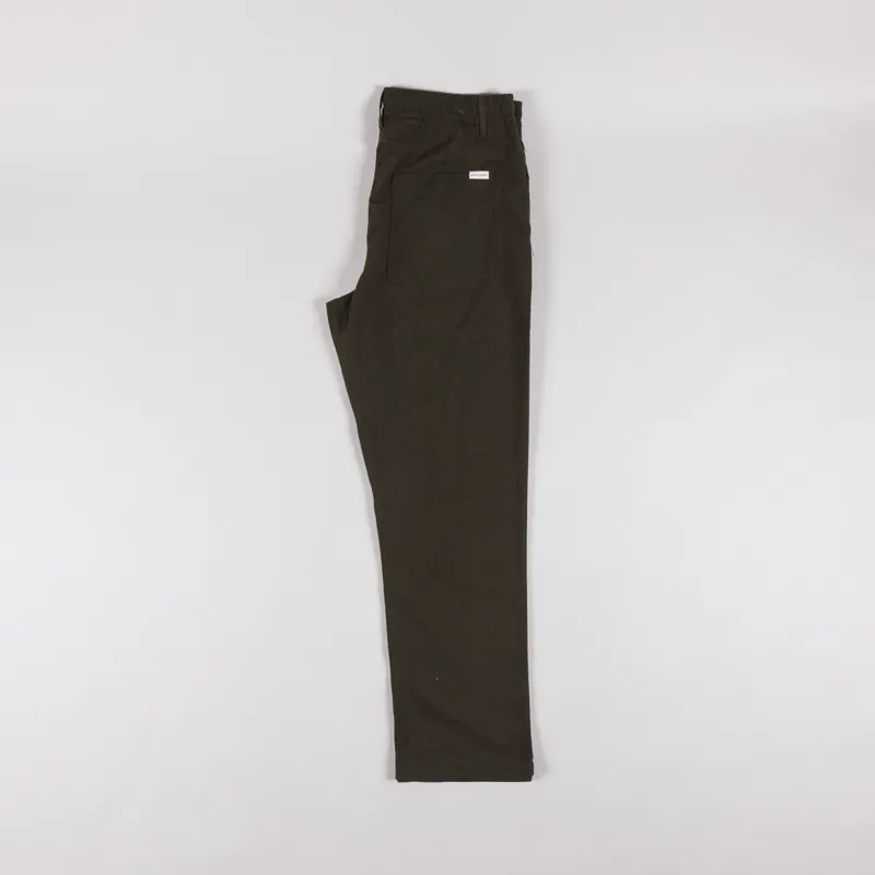 Anerkjendt Akjan Cotton Linen ELA Pants Forest Night-2