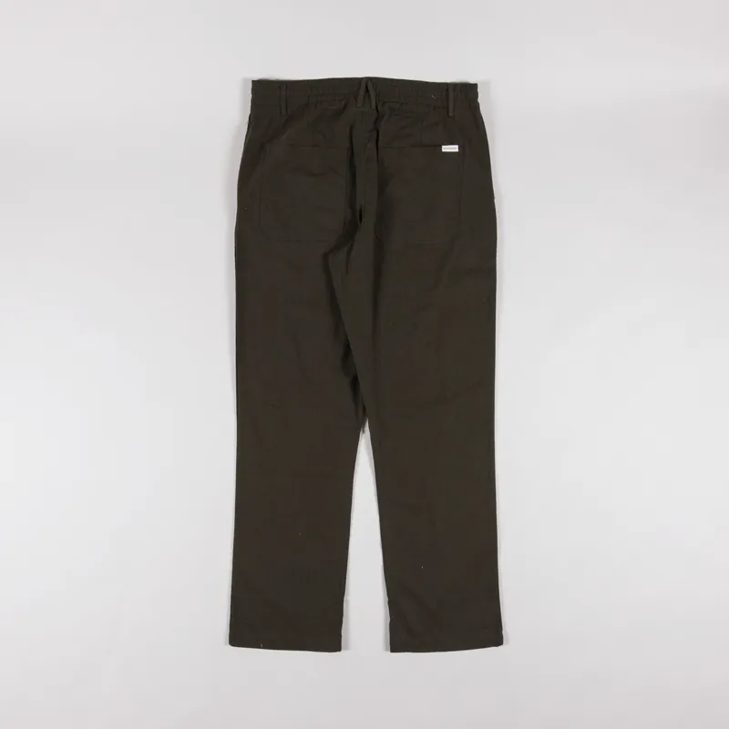 Anerkjendt Akjan Cotton Linen ELA Pants Forest Night-1