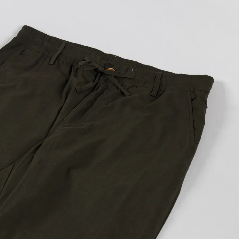 Anerkjendt Akjan Cotton Linen ELA Pants Forest Night-5