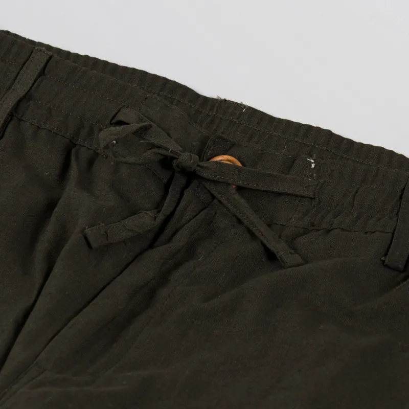 Anerkjendt Akjan Cotton Linen ELA Pants Forest Night-8