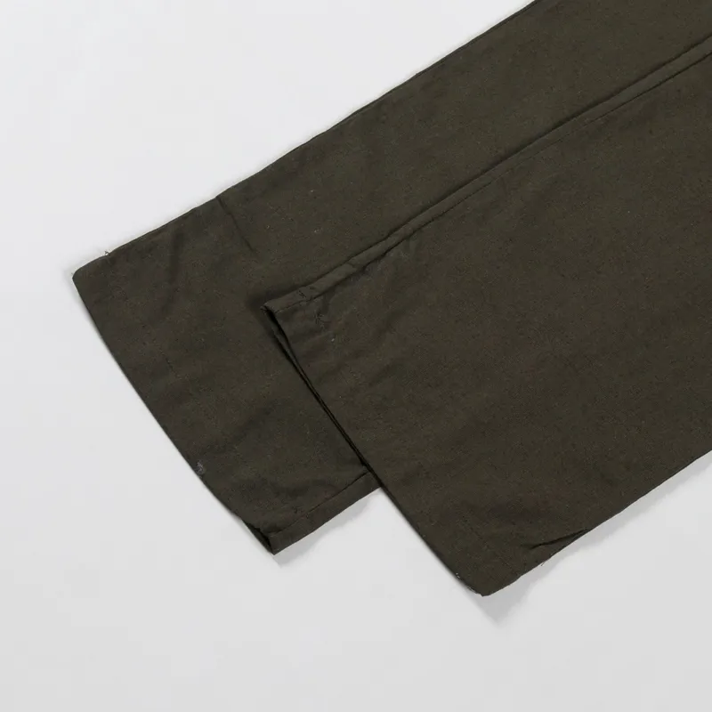 Anerkjendt Akjan Cotton Linen ELA Pants Forest Night-4