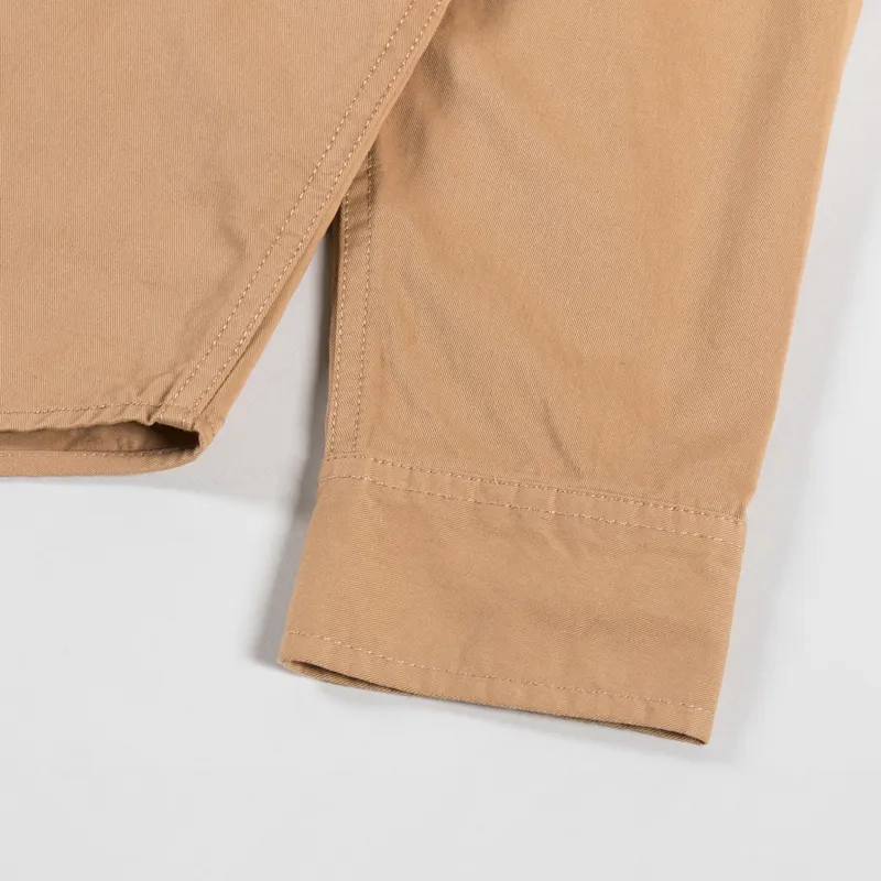 Anerkjendt Akkonrad Long Sleeve Twill Shirt Tigers Eye-7