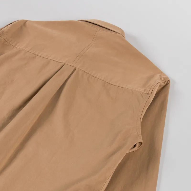 Anerkjendt Akkonrad Long Sleeve Twill Shirt Tigers Eye-3