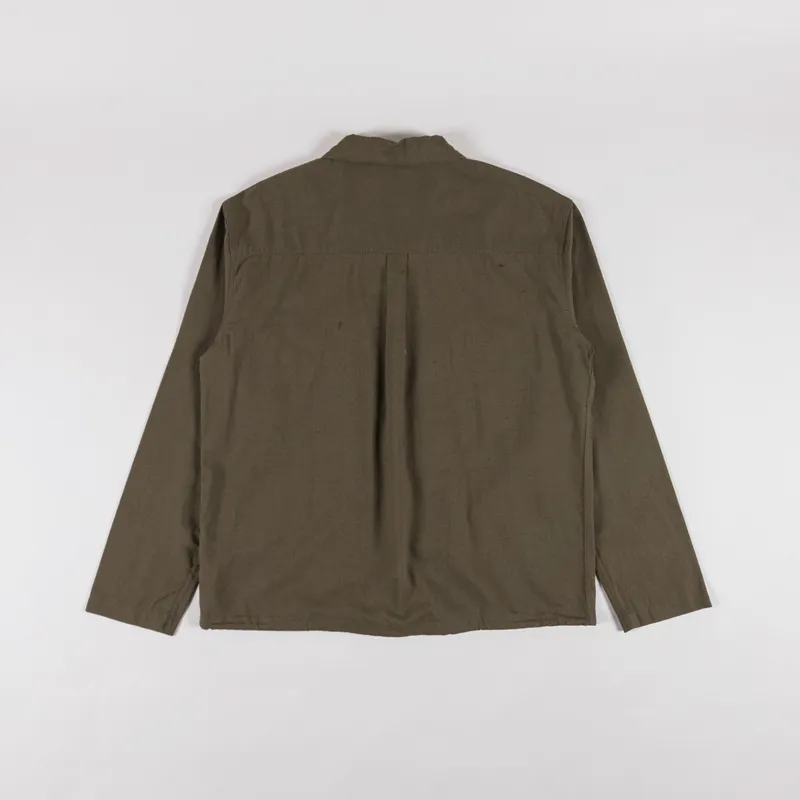 Anerkjendt Akotto Cotton Linen Overshirt Cub-2