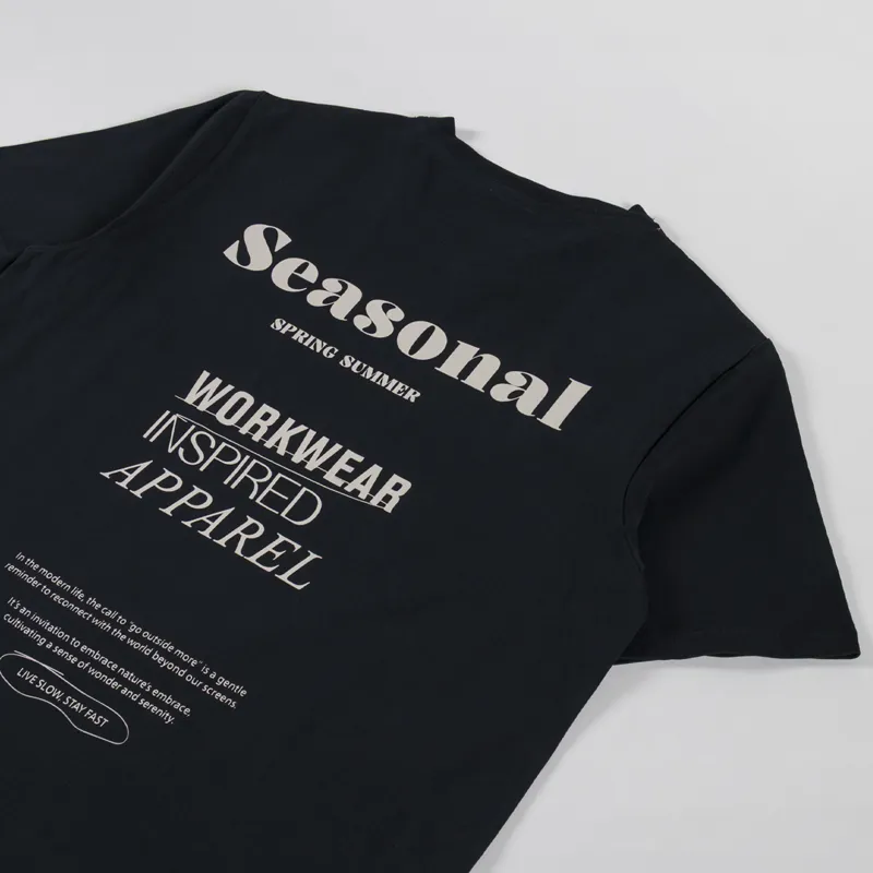 Anerkjendt Akkikki Seasonal T Shirt Caviar-2