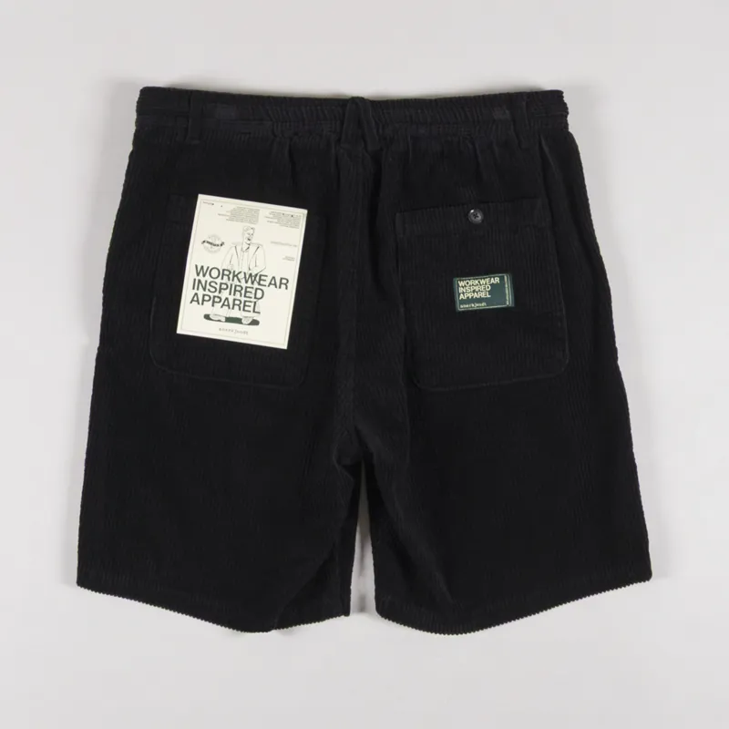 Anerkjendt Akjan Corduroy Shorts Caviar-1