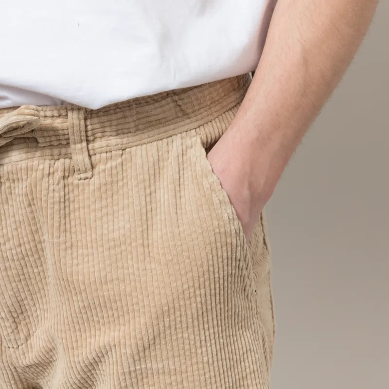 Anerkjendt Akjan Corduroy Shorts Feather Grey-5