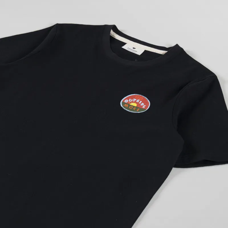 Anerkjendt Akkikki Go Outside More T Shirt Caviar-3