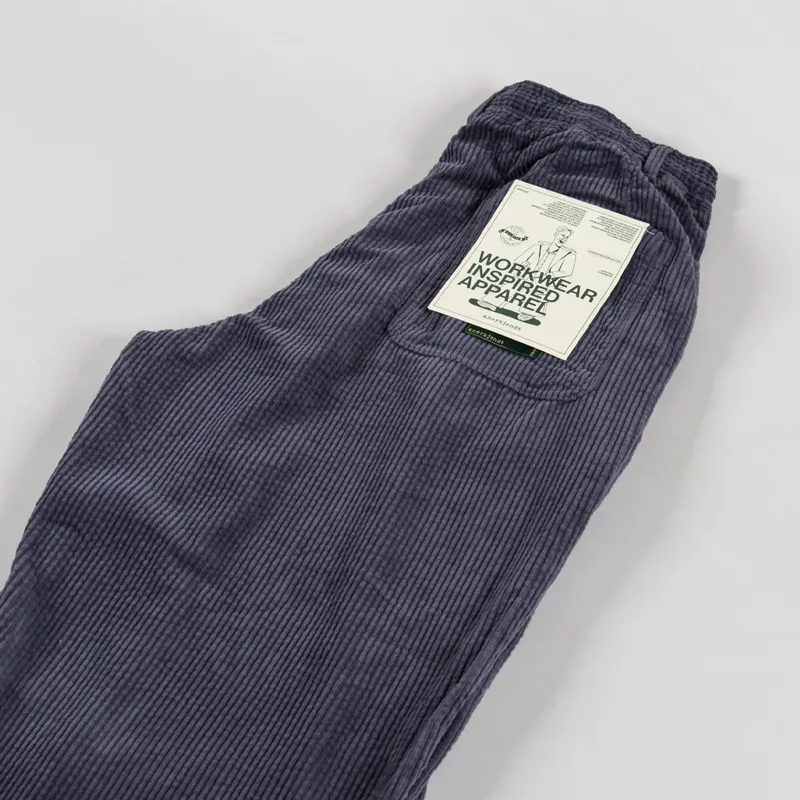 Anerkjendt Akjakob Fatigue Cord Pants Indian Teal-5