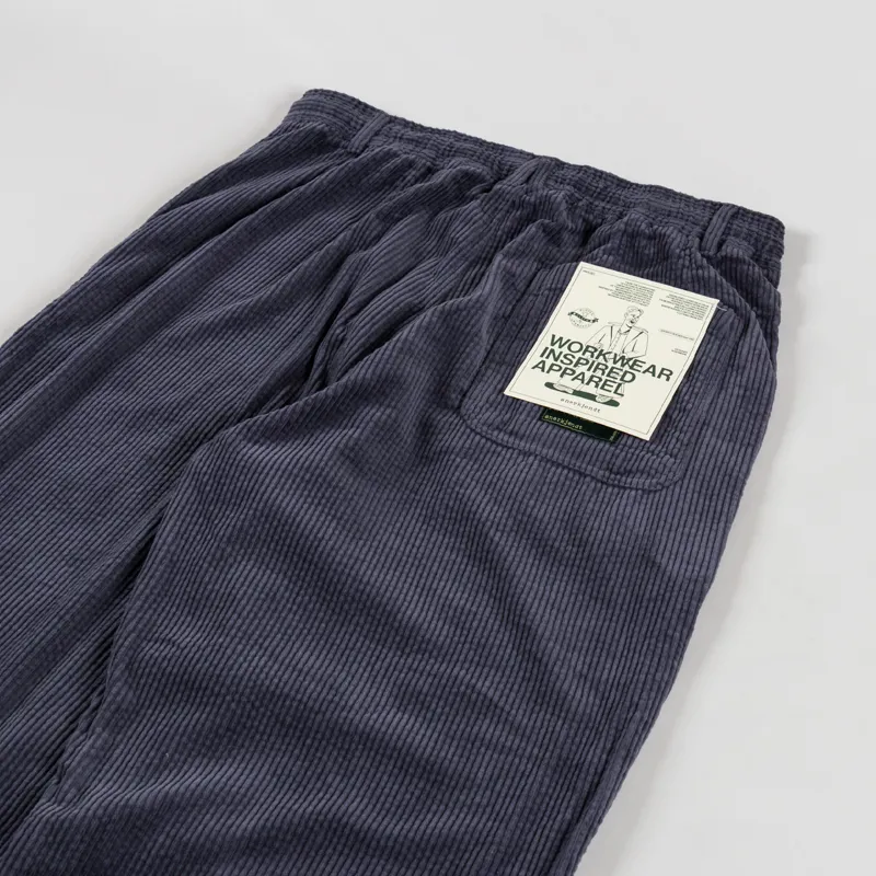 Anerkjendt Akjakob Fatigue Cord Pants Indian Teal-3
