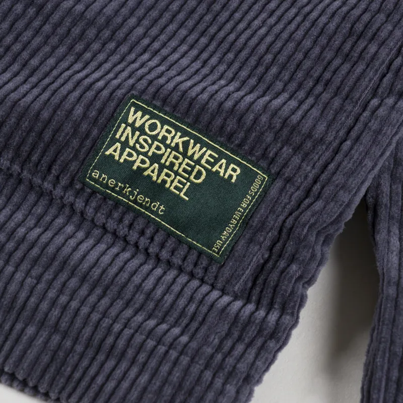 Anerkjendt Akjesper Cord Kimono Indian Teal-7