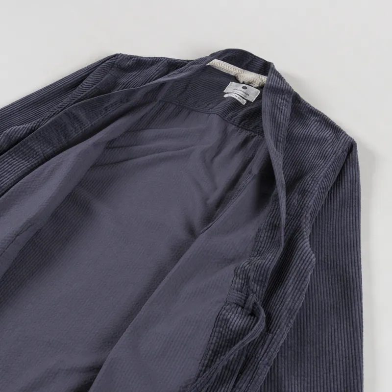 Anerkjendt Akjesper Cord Kimono Indian Teal-4