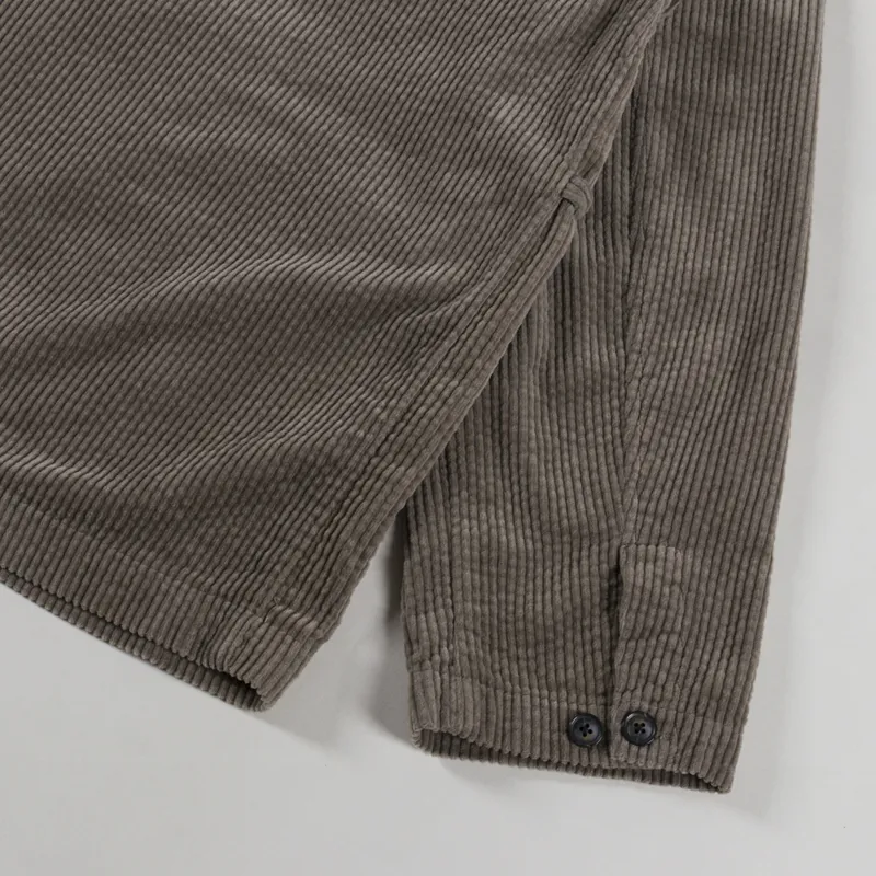 Anerkjendt Akjesper Cord Kimono Deep Lichen Green-9