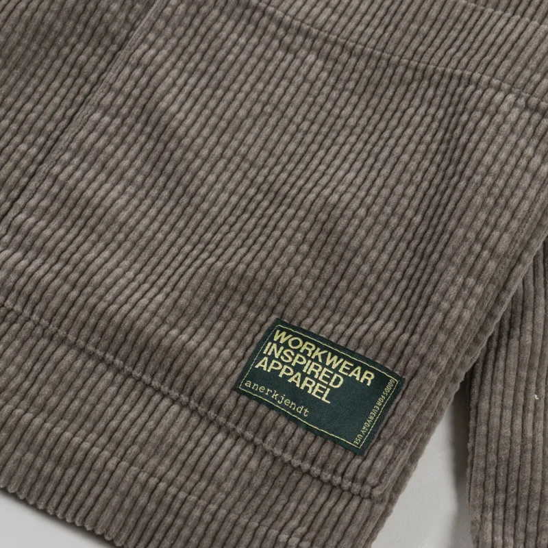 Anerkjendt Akjesper Cord Kimono Deep Lichen Green-6
