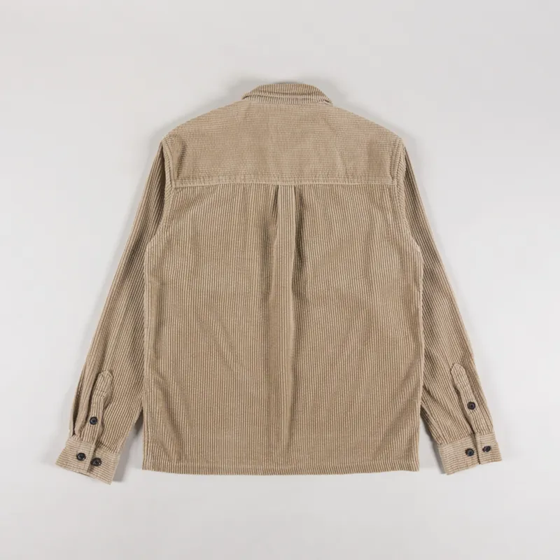 Anerkjendt Aktheo Cord Overshirt Feather Gray-1