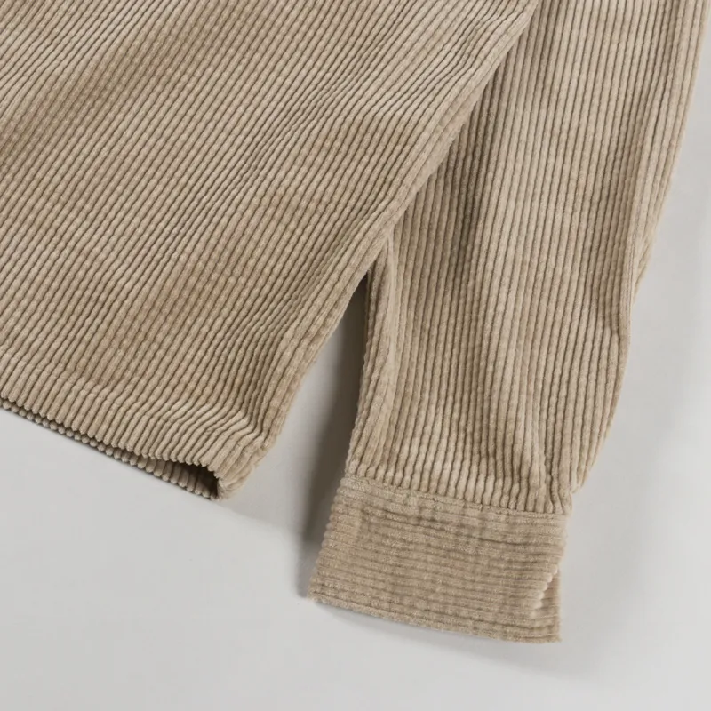 Anerkjendt Aktheo Cord Overshirt Feather Gray-6