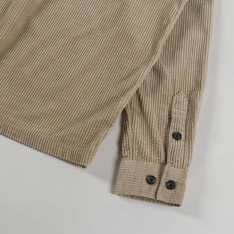 Anerkjendt Aktheo Cord Overshirt Feather Gray-7