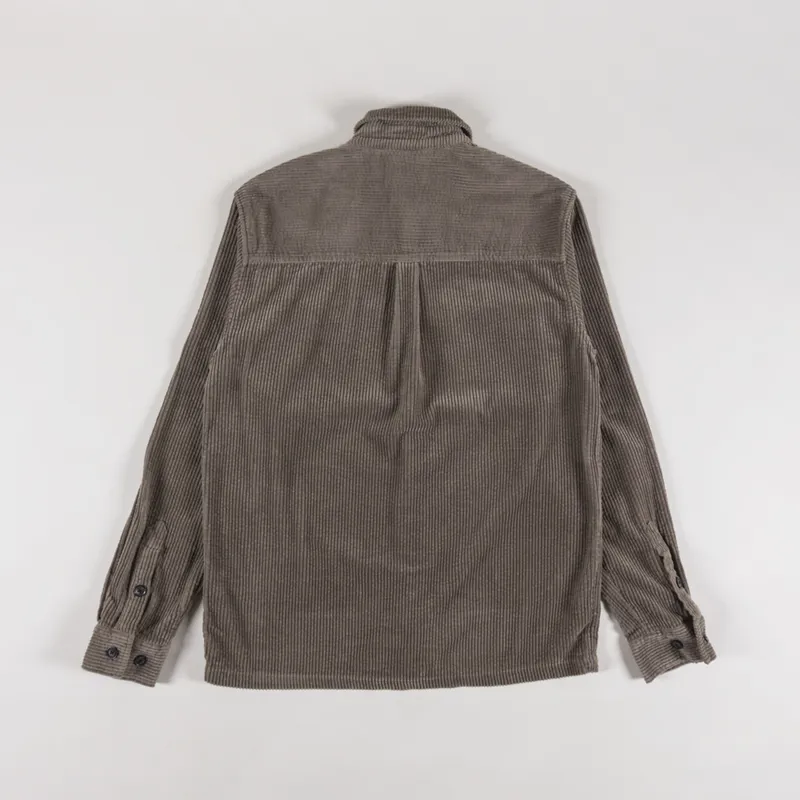 Anerkjendt Aktheo Cord Overshirt Deep Lichen Green-1