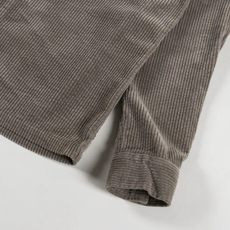 Anerkjendt Aktheo Cord Overshirt Deep Lichen Green-6