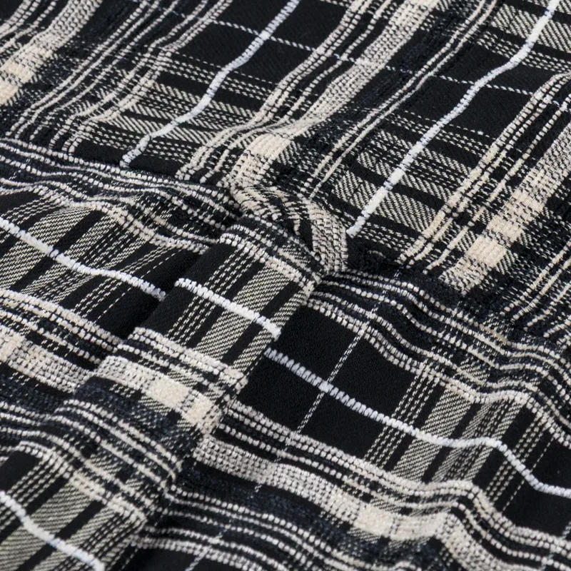 Anerkjendt Akkonrad Check Mix Shirt Caviar-7